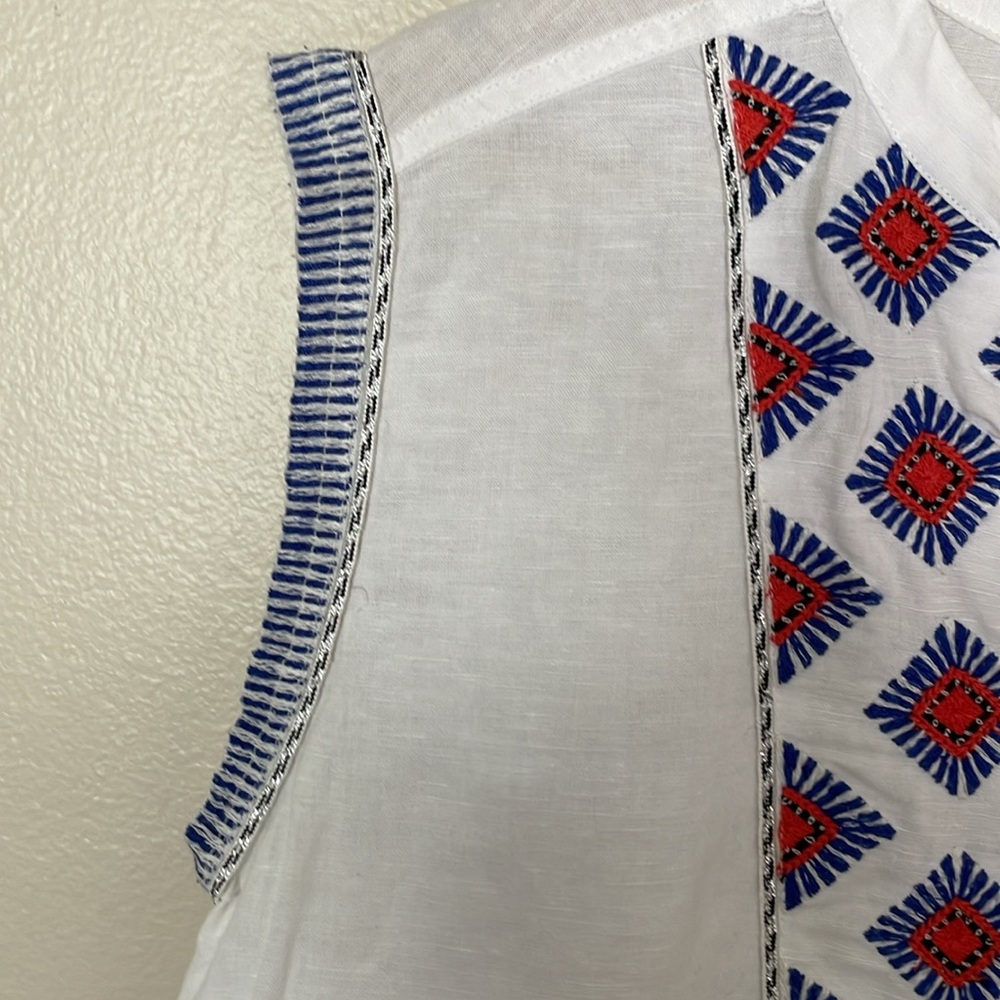 EUC JCrew Linen Top. SZ 4 - Picture 3 of 6
